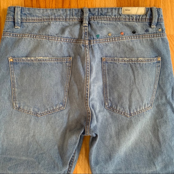 🦋Host Pick🦋 Zara Trafaluc Cactus MLN Embroidered Jeans - Picture 7 of 11